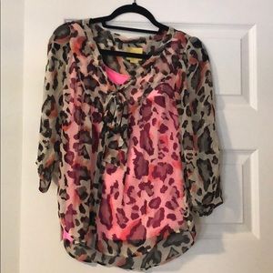 Anthropologie blouse + camisole